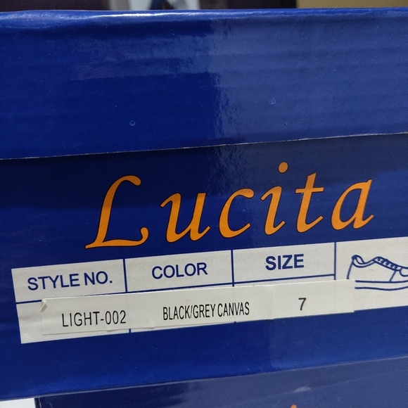 LUCITA SHOES WOMEN'S STYLE LIGHT-002COLOR BLACK/G - Picture 16 of 16